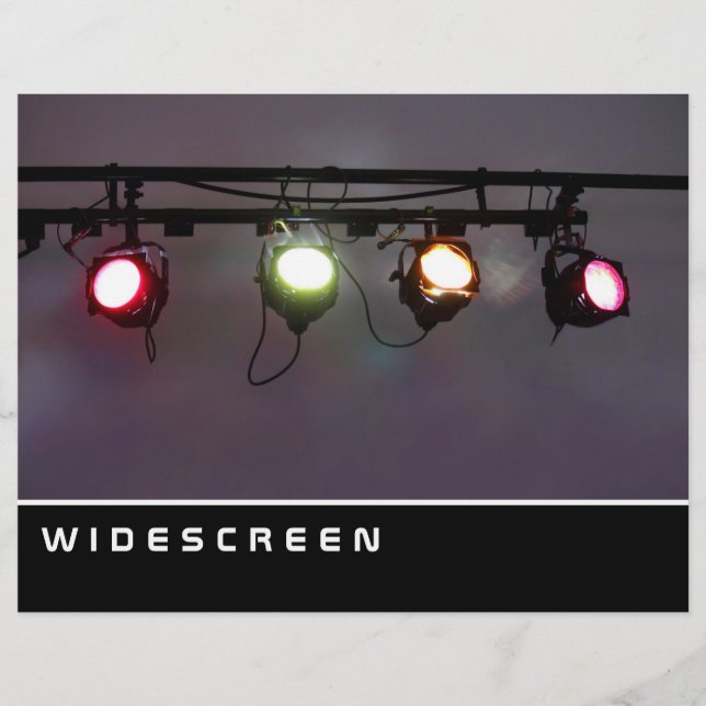 Widescreen - Reihe der Scheinwerfer Flyer (Vorne)