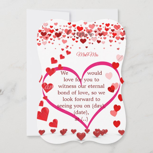 Widing invitation  (Devant)