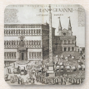 Widmung des Obelisk vor der Basilika Getränkeuntersetzer