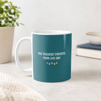 Widmung verwandelt junge Leben - Pflegeeltern Kaffeetasse