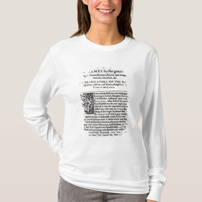 Widmungsseite 'im heiligen Bible T-Shirt (Vorderseite)