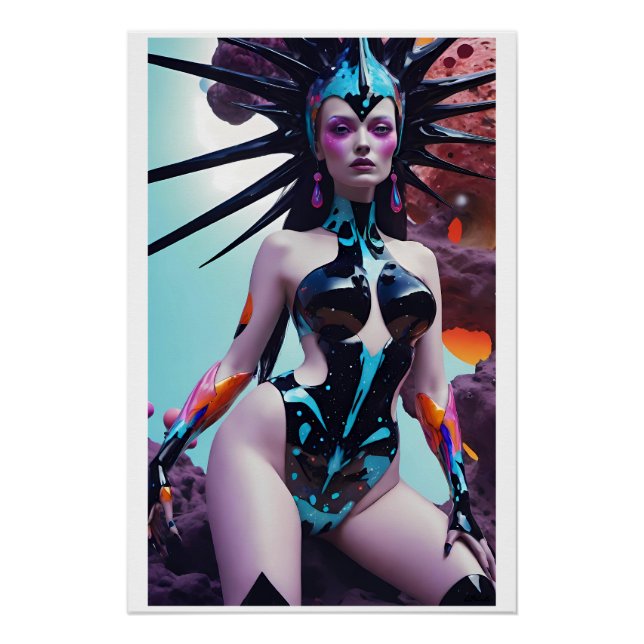 Widow Queen of the Scrum Run Poster (Vorderseite)