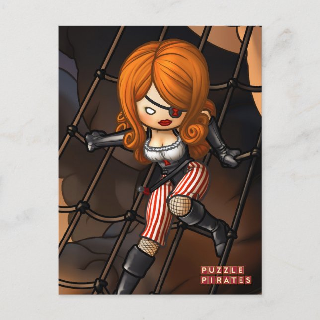 Widow Queen Postkarte (Vorderseite)