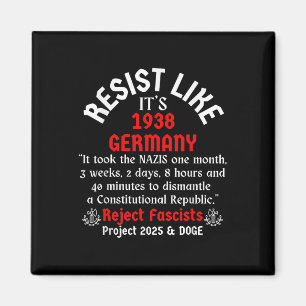 Wie 1938 wohnt Deutschland _2 Magnet