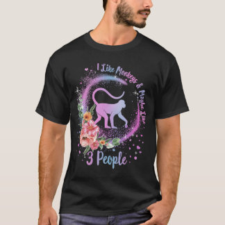 Wie Affen vielleicht wie 3 Menschen Affen Geist An T-Shirt