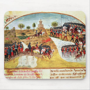 Wie Alexander der Große den Tigris kreuzte Mousepad