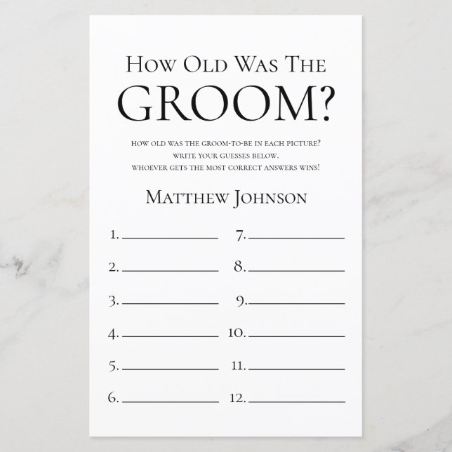 Wie alt war der Garten? (Vorderseite)