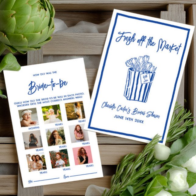Wie alt war die zukünftige Braut Brautparty-Spiel (How Old Was the Bride-to-Be Bridal Shower Game)