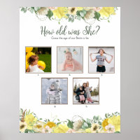 Wie alt war sie? Duschgamposter mit Fotos