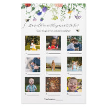Wie alt waren Mama und Papa Baby Shower Spiel
