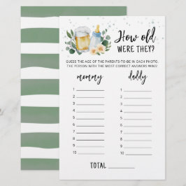 Wie alt waren sie Game Greenerenery Baby Braut