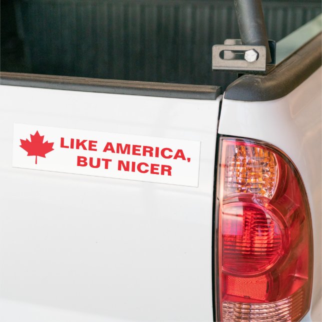 Wie Amerika, aber Nicer Autoaufkleber (Auf Lkw)
