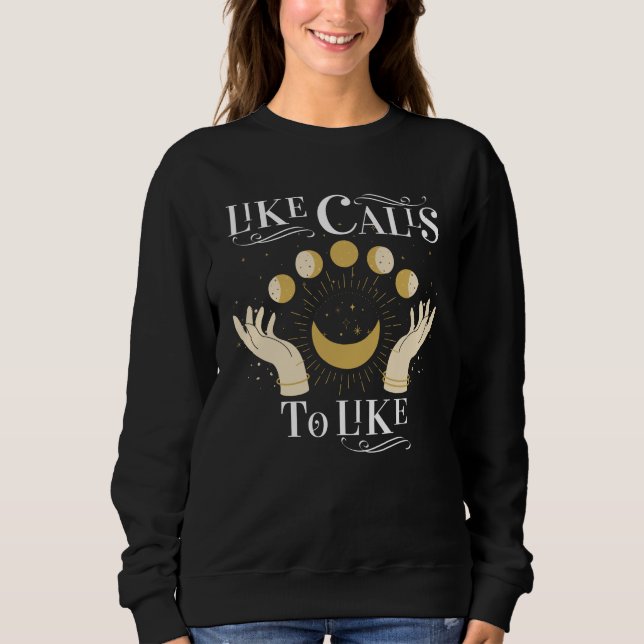 Wie Anrufe zu "Wie/Sechs" von Crow/Sun Summoner/Bu Sweatshirt (Vorderseite)