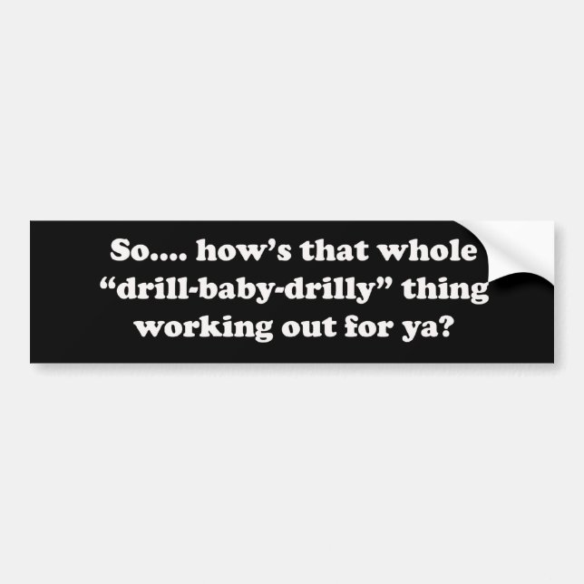 Wie arbeitet diese Sache des Bohrgerätbabys drilly Autoaufkleber (Vorne)