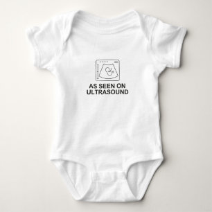Wie auf dem Ultraschall zu sehen, Baby-Geschenk or Baby Strampler