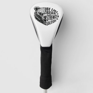 Wie Bär in Stärke und Einsamkeit Golf Headcover