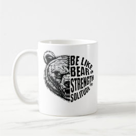 Wie Bär in Stärke und Einsamkeit Kaffeetasse