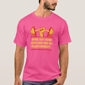 Wie Beziehungen trainieren Paare im Fitnessstudio T-Shirt