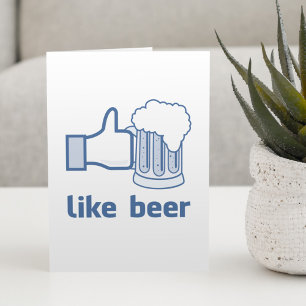 Wie Bier Feiertagskarte