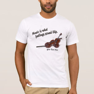 Wie Cello-Version - Musik ist, was Gefühle klinge T-Shirt