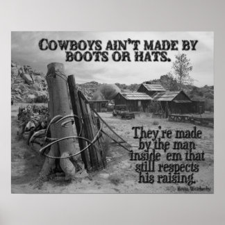 Wie Cowboys gemacht werden Poster