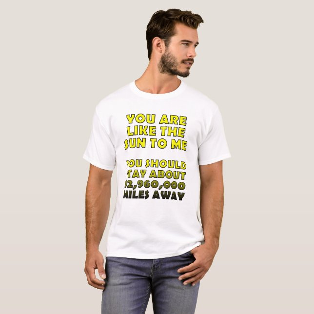 Wie das Sun Funny Tshirt (Vorne ganz)