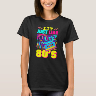 Wie der 80er Jahre Music Costume 70er Mus T-Shirt
