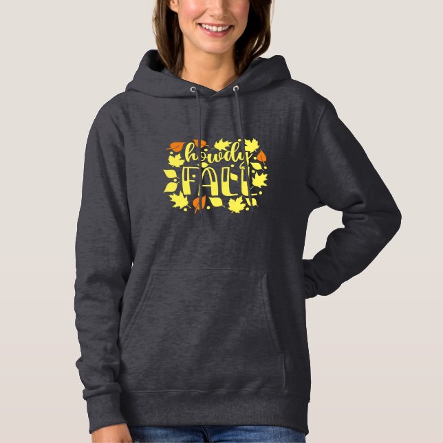 Wie der Fall mit Blätter Hoodie (Vorderseite)