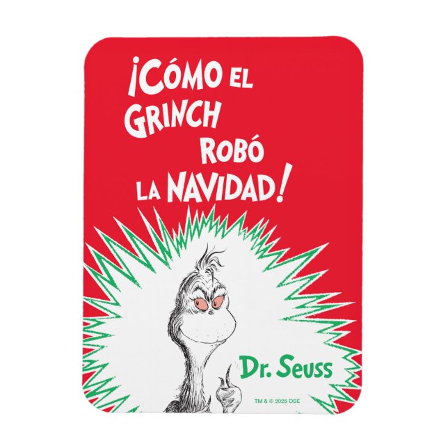 Wie der Grinch die Weihnachtszeit klaute Magnet (Vertikal)