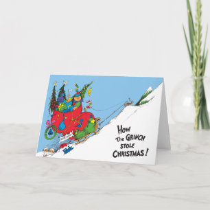 Wie der Grinch Stiel Weihnachten! Feiertagskarte