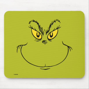 Wie der Grinch Weihnachten gestohlen hat Gesicht Mousepad