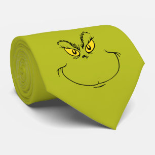 Wie der Grinch Weihnachten stahl Gesicht Hals Kraw Krawatte