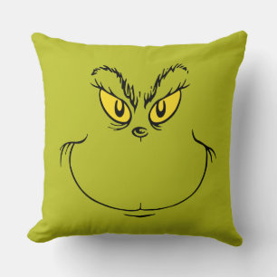 Wie der Grinch Weihnachten stahl Gesicht Kissen