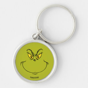 Wie der Grinch Weihnachten stahl Gesicht Schlüsselanhänger