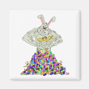 Wie der Osterhase seine Eier bekommt  Magnet