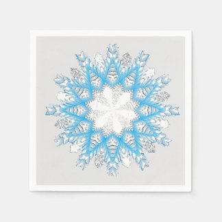 Wie der Schnee fliegt Serviette