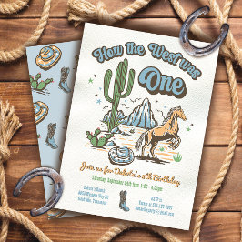 Wie der Westen ein Cowboy-Geburtstagskind war Einladung