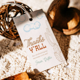 Wie der Westen war eine Bevorzugung Tags Geschenkanhänger