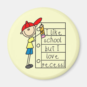 Wie die Liebe der Schule Magnet