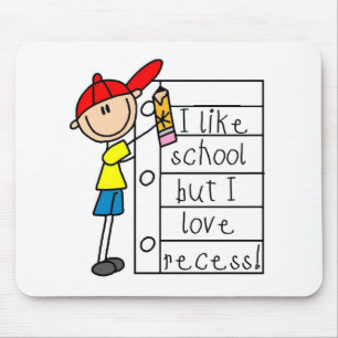 Wie die Liebe der Schule Mousepad