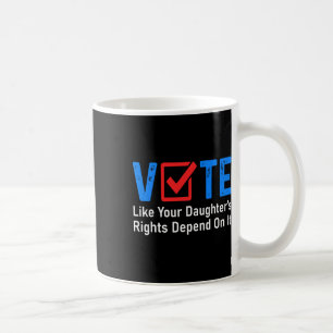 Wie die Rechte deiner Tochter von ihr abhängen, is Kaffeetasse