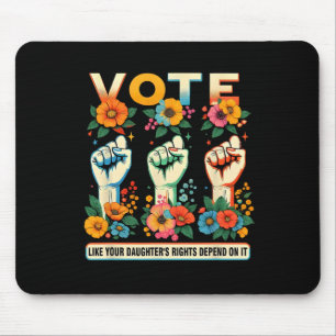 Wie die Rechte Ihrer Tochter von der Hand Faust ab Mousepad