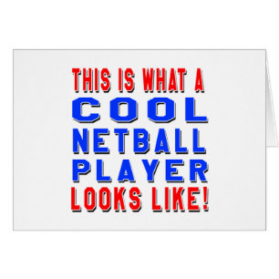 Wie dieses ist, ein welcher cooler Netball-Spieler