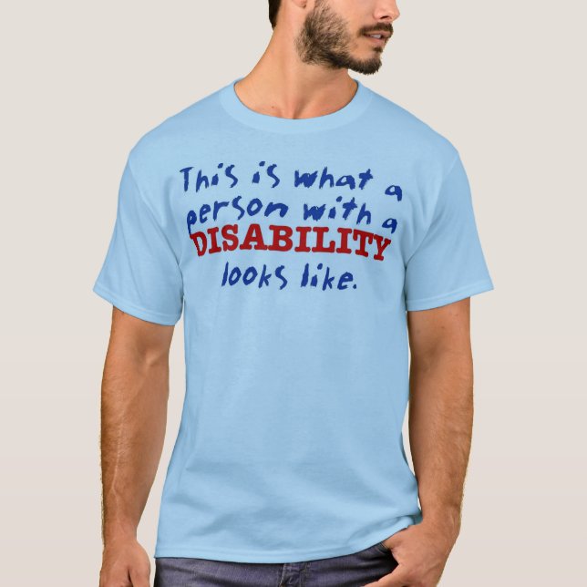 Wie dieses ist, eine welche Person mit einer T-Shirt (Vorderseite)