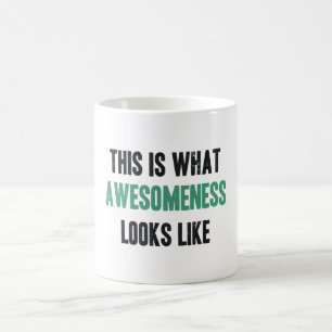 Wie dieses ist, was awesomeness aussieht kaffeetasse