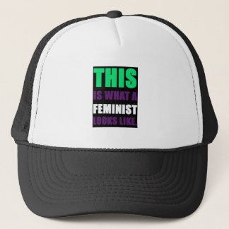 Wie dieses ist, was ein Feminist aussieht Truckerkappe