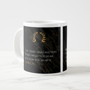 Wie du es erträgst - Seneca Stoische Philosophie Z Jumbo-Tasse