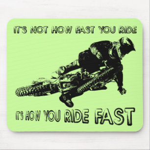 Wie du schnell mit dem Dirt Bike Motocross fährst Mousepad