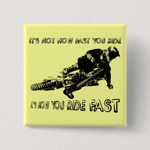 Wie du schnell Motorrad Motocross fährst Knopf Abz Button