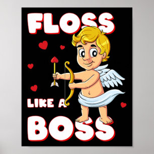 Wie ein Boss Cupid Valentinstag Boys Girls Poster